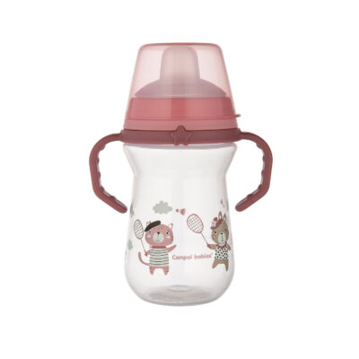 Canpol tasse bébé avec bec en silicone firstcup 56/613_pin 250ml