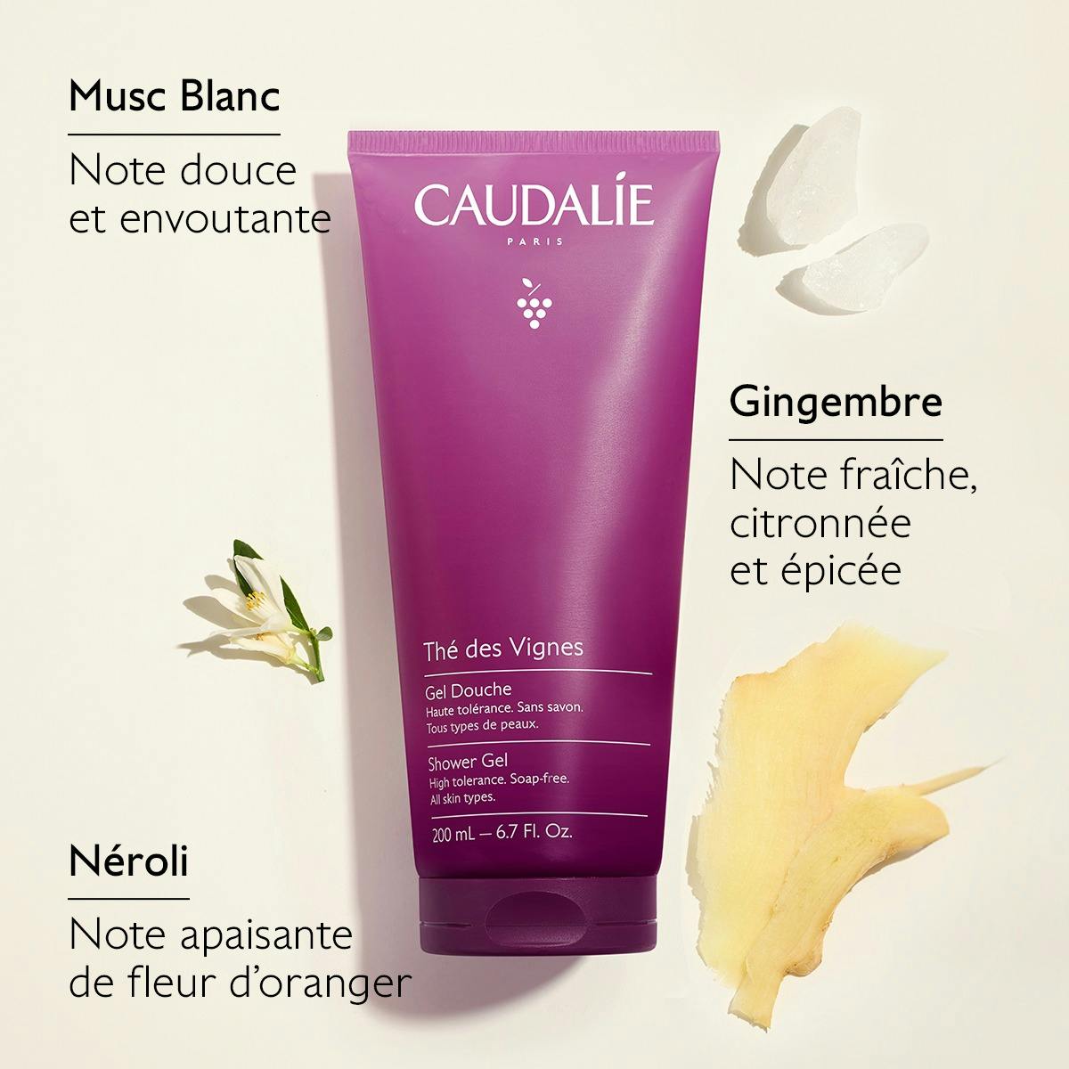 Caudalie gel douche thé des vignes 200ml Caudalie gel douche thé des vignes 200ml