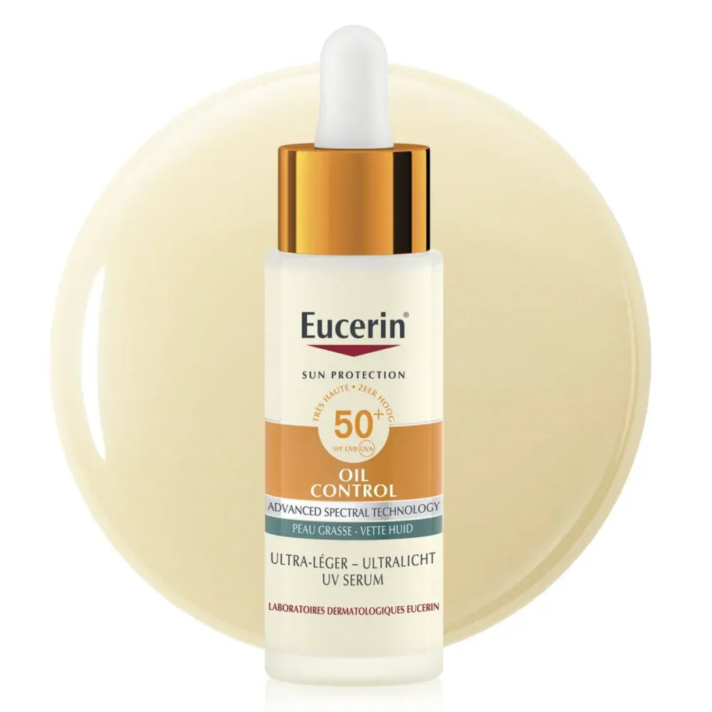 Eucerin sun protection oil control sérum uv ultra-léger spf50+ 30ml