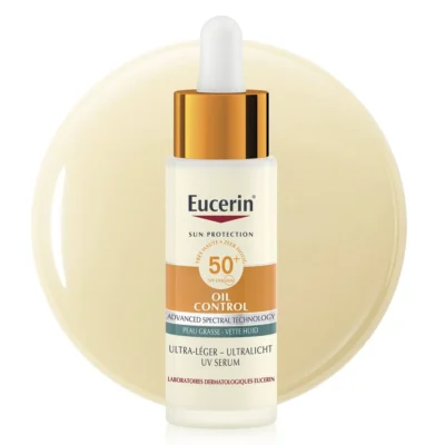Eucerin sun protection oil control sérum uv ultra-léger spf50+ 30ml Eucerin sun protection oil control sérum uv ultra-léger spf50+ 30ml