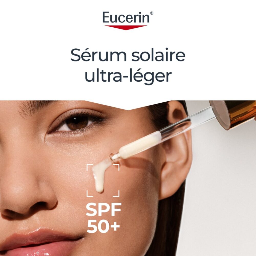 Eucerin sun protection oil control sérum uv ultra-léger spf50+ 30ml