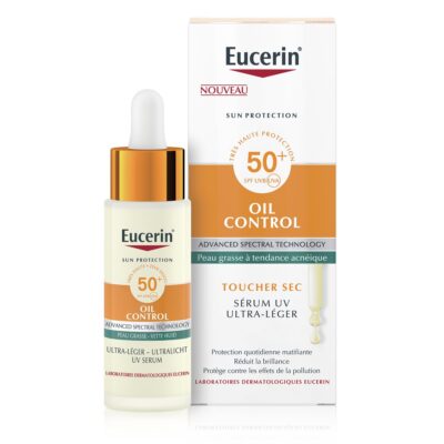 Eucerin sun protection oil control sérum uv ultra-léger spf50+ 30ml Eucerin sun protection oil control sérum uv ultra-léger spf50+ 30ml