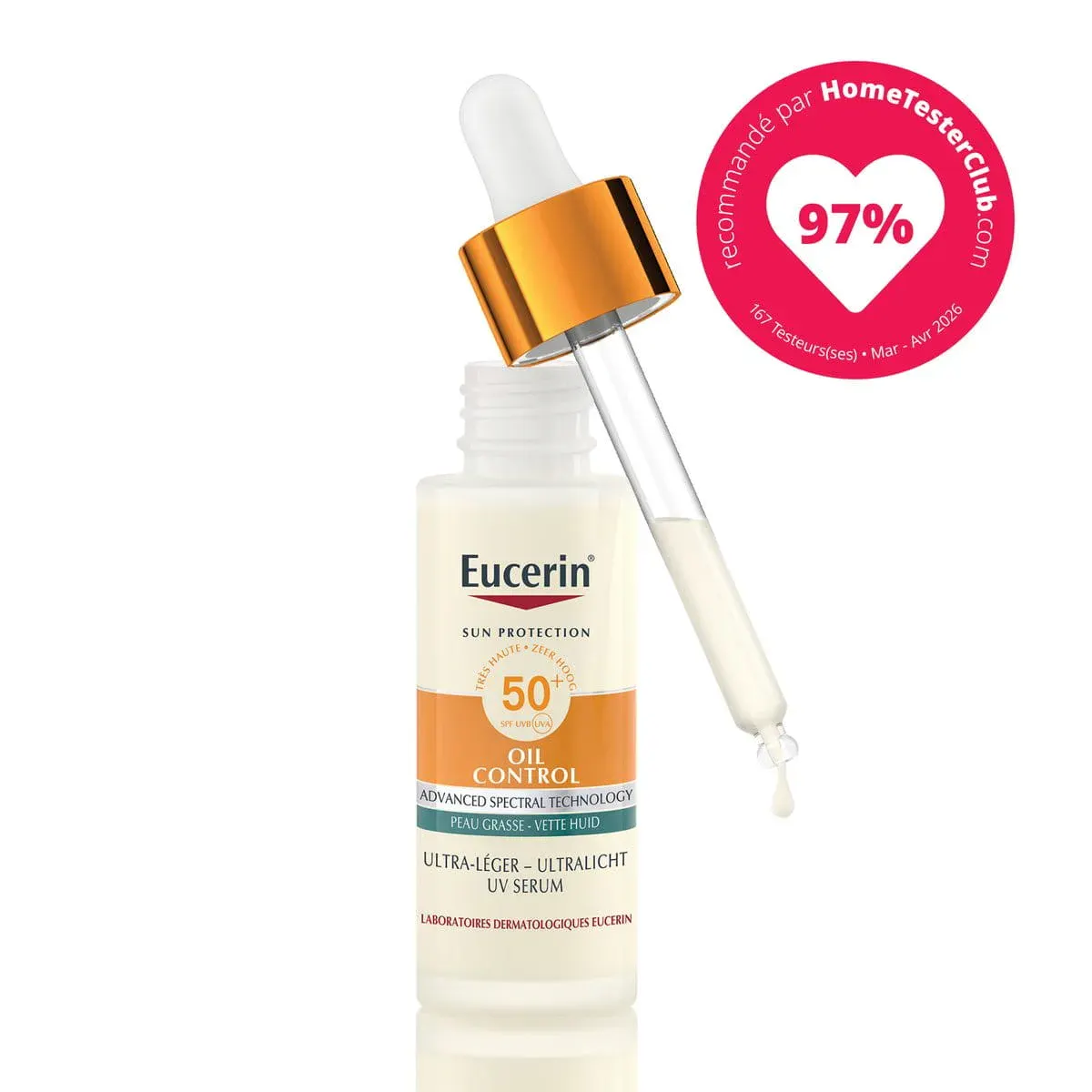 Eucerin Sun Protection Oil Control Sérum UV Ultra-Léger SPF50+ 30ml - Eucerin