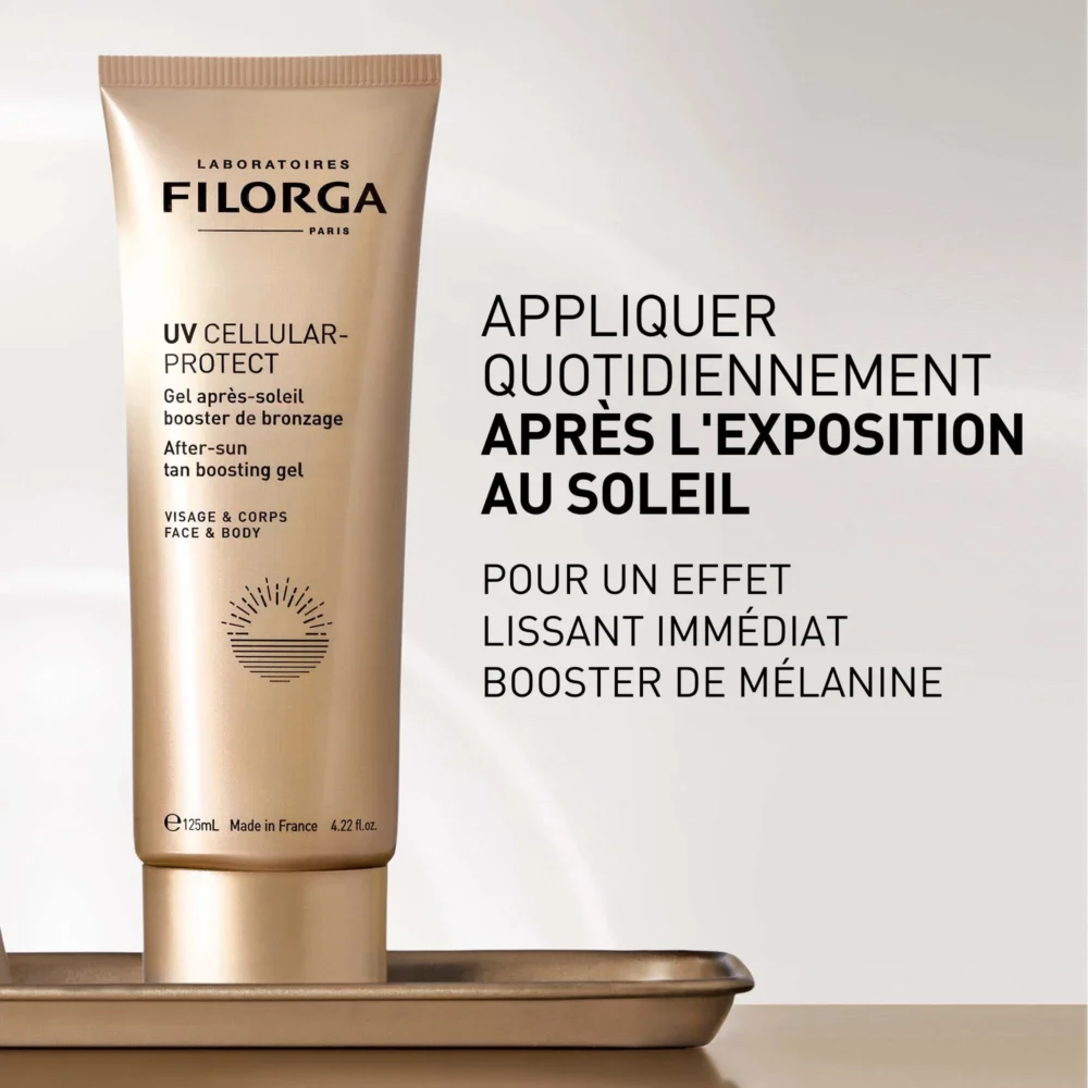 Filorga uv cellular-protect gel après-soleil booster de bronzage 125ml