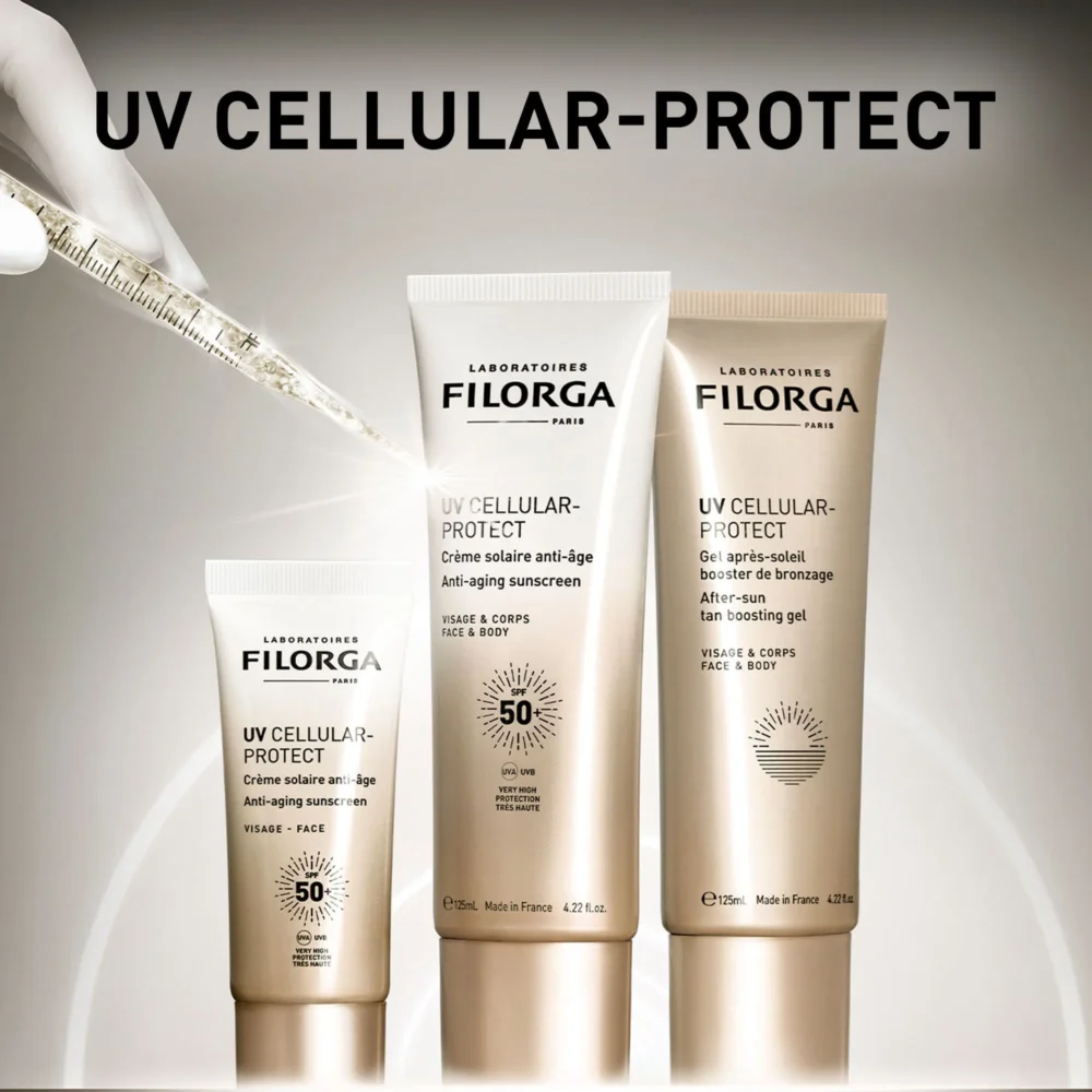 Filorga uv cellular-protect gel après-soleil booster de bronzage 125ml
