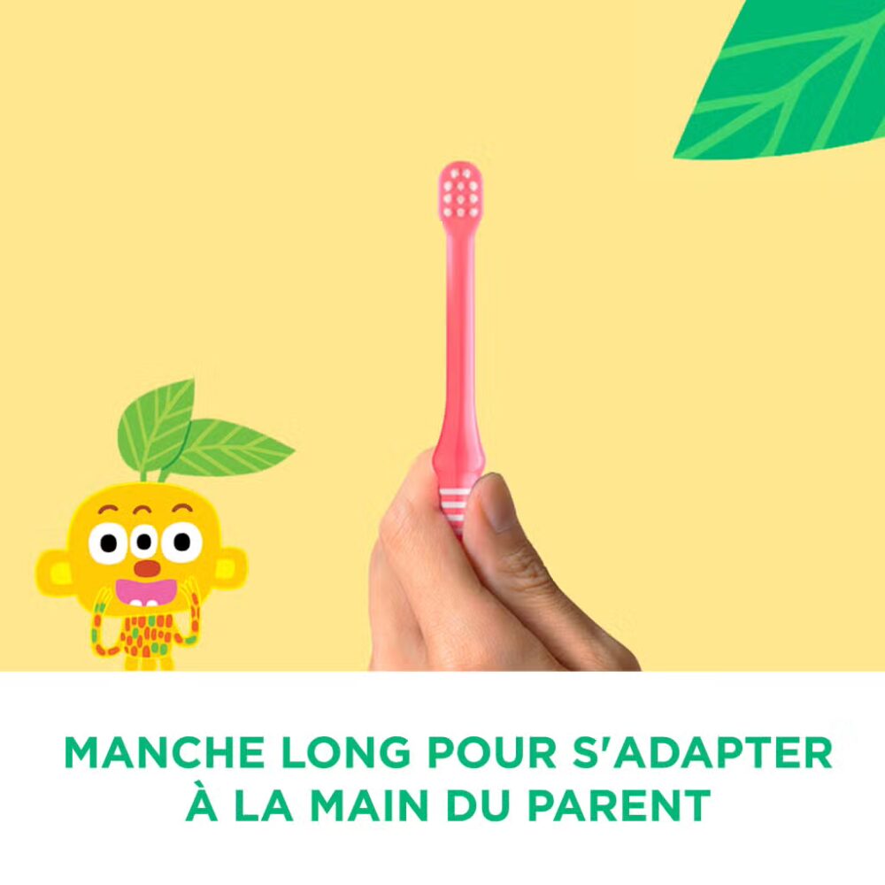 Gum brosse à dents soft baby 0 mois et + couleur : menthe 213