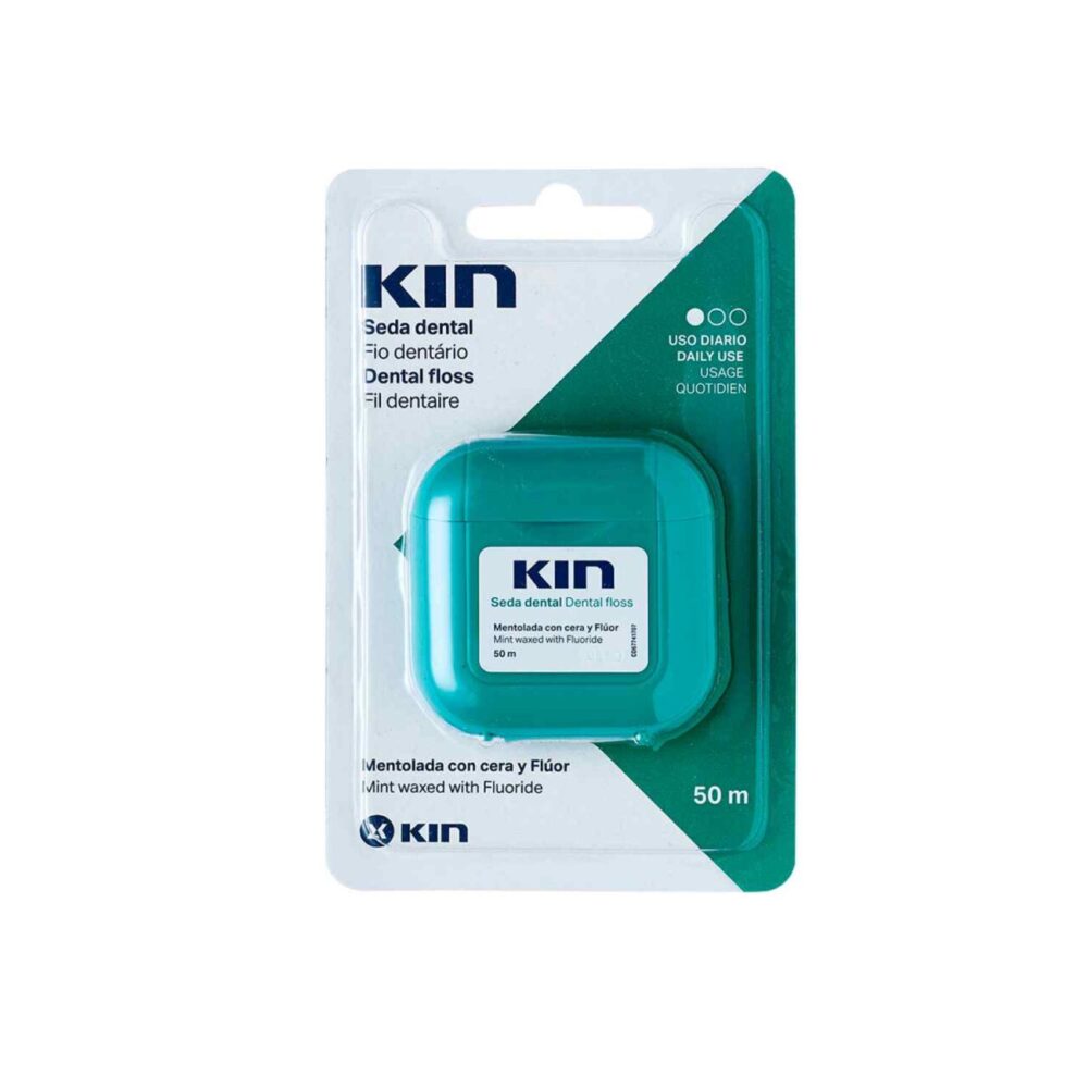 Kin fil dentaire à la cire mentholée 50m