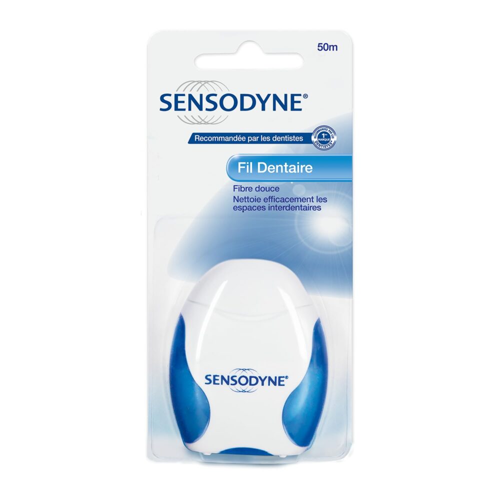 Sensodyne fil dentaire dents sensibles 50m