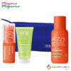 SVR Sun Secure Aqua Fluide SPF50+ 50ml+ Easy Stick SPF50+ 10g + Sebiaclear Gel Moussant 55ml (Offert)+ Trousse en Bleu (Offert)