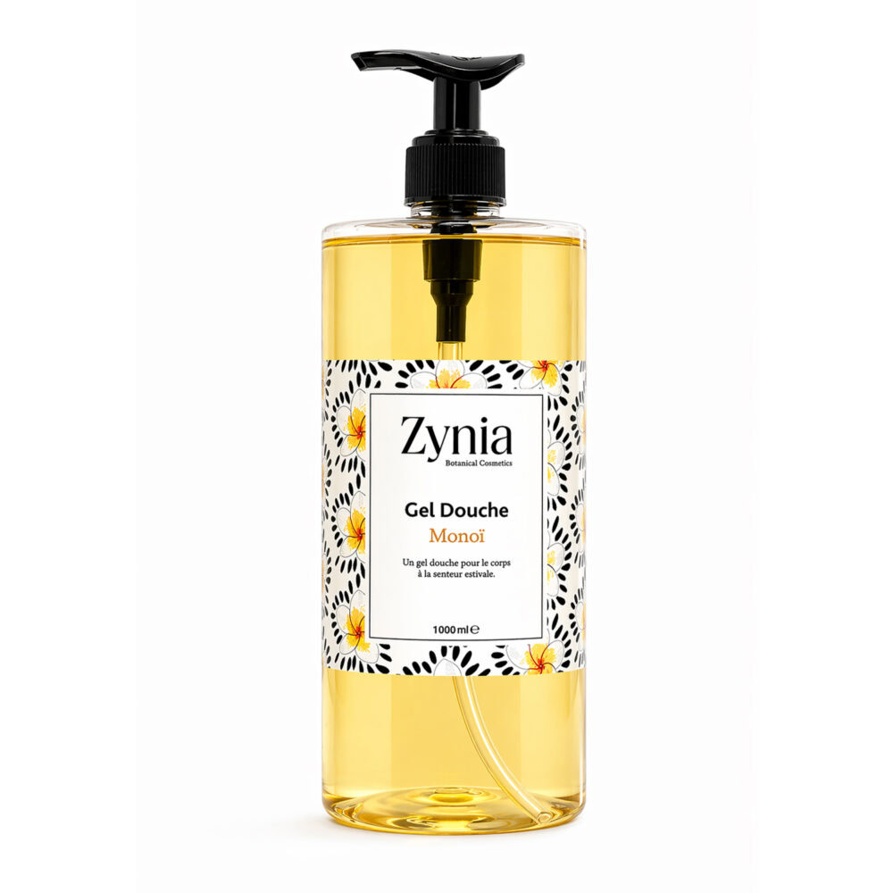 Zynia gel douche monoï 1l