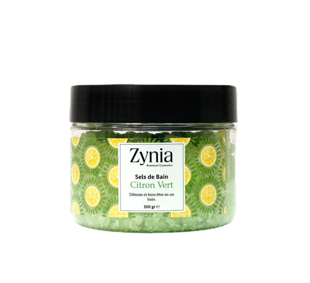 Zynia sels de bain citron vert 350gr