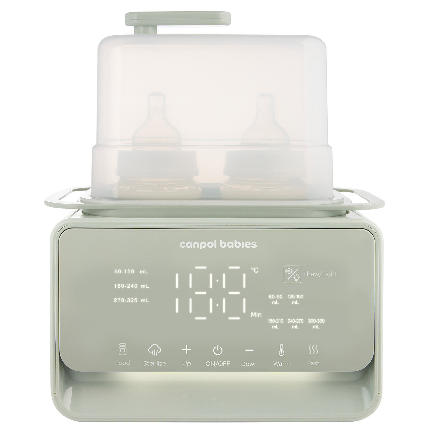 Canpol chauffe-biberon et stérilisateur 7 en 1 avec thermostat et lampe 12/218 Canpol chauffe-biberon et stérilisateur 7 en 1 avec thermostat et lampe 12/218