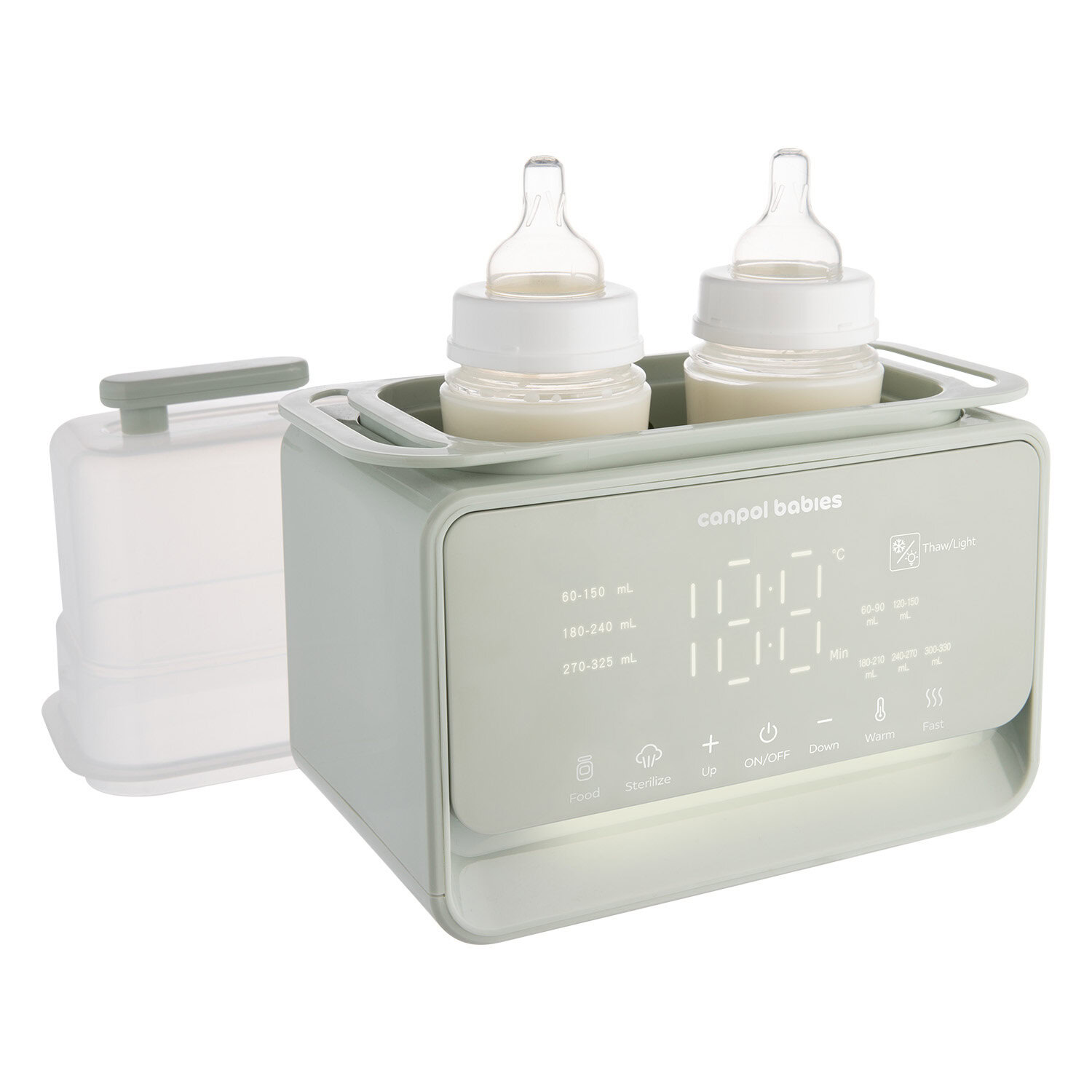 Canpol chauffe-biberon et stérilisateur 7 en 1 avec thermostat et lampe 12/218 Canpol chauffe-biberon et stérilisateur 7 en 1 avec thermostat et lampe 12/218