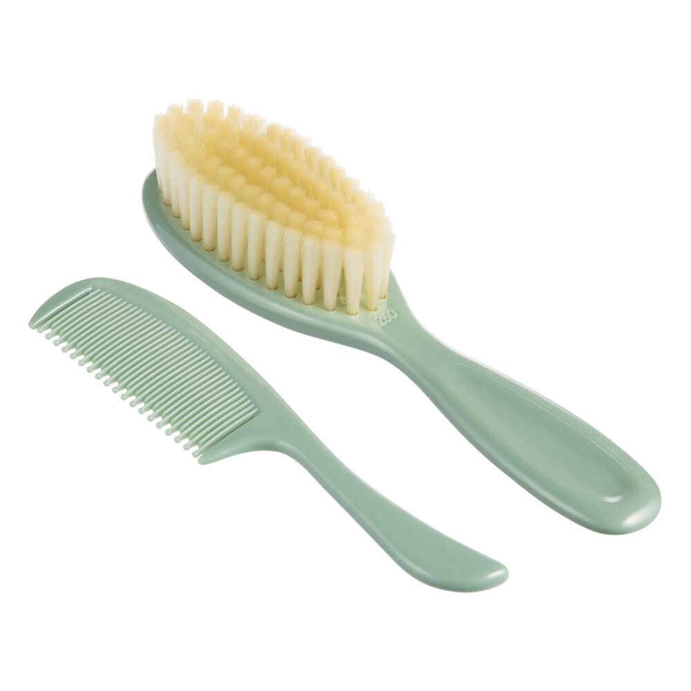 Canpol brosse et peigne pour bébés à poils doux, couleur oie 2/417