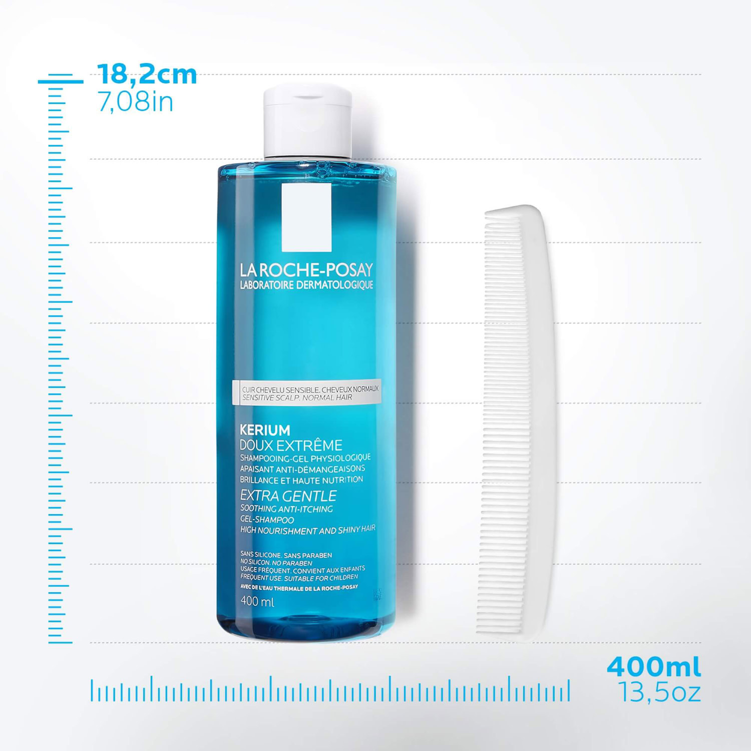 La roche posay kerium doux extreme shampoing-gel physiologique 400ml La roche posay kerium doux extreme shampoing-gel physiologique 400ml