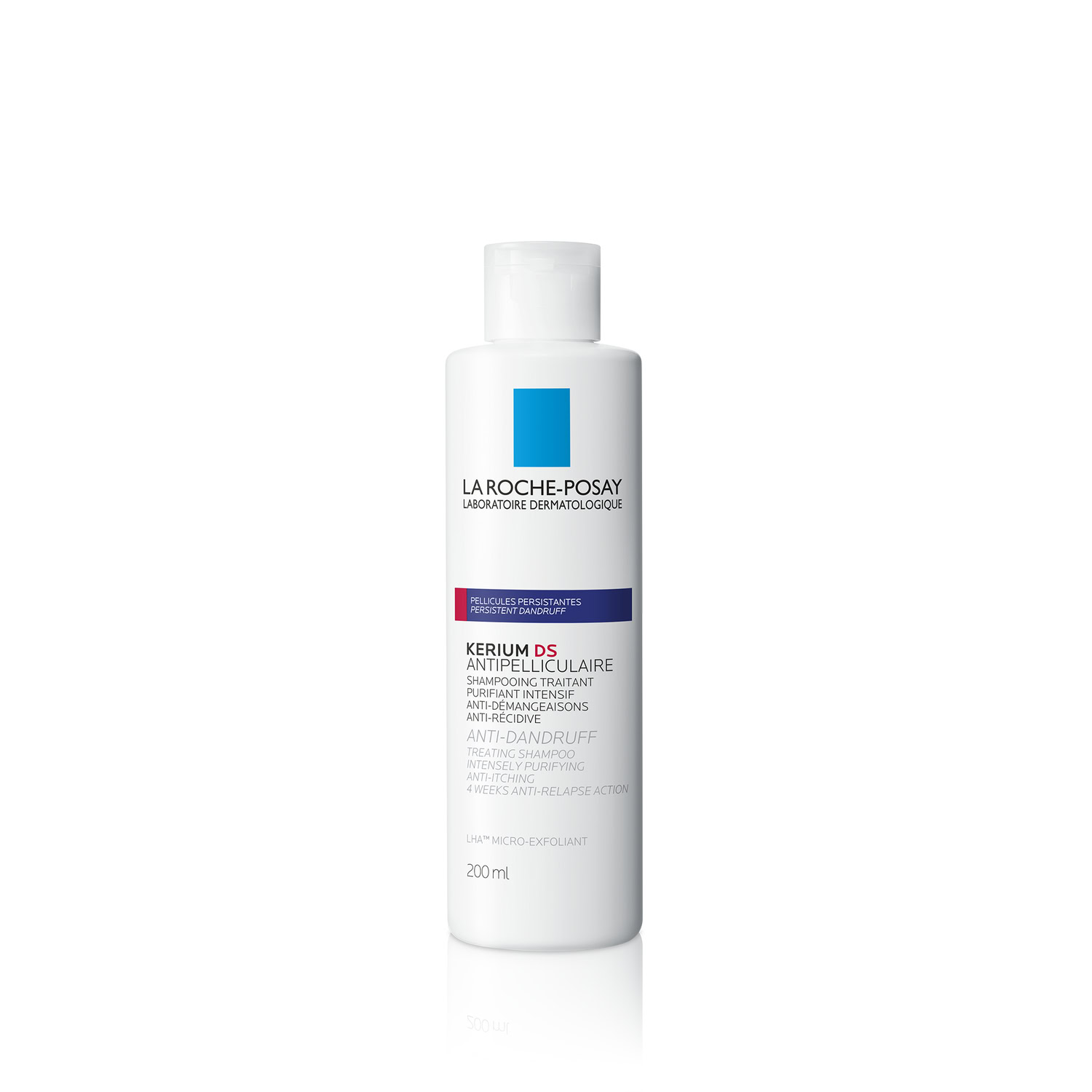 La roche posay kerium ds shampoing traitant antipelliculaire purifiant intensif 200ml La roche posay kerium ds shampoing traitant antipelliculaire purifiant intensif 200ml