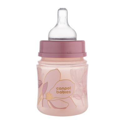 Canpol Biberon Anti-Coliques EasyStart Rose 120ml 35/239