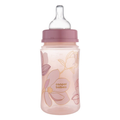 Canpol Biberon Anti-Coliques EasyStart Rose 240ml 35/240