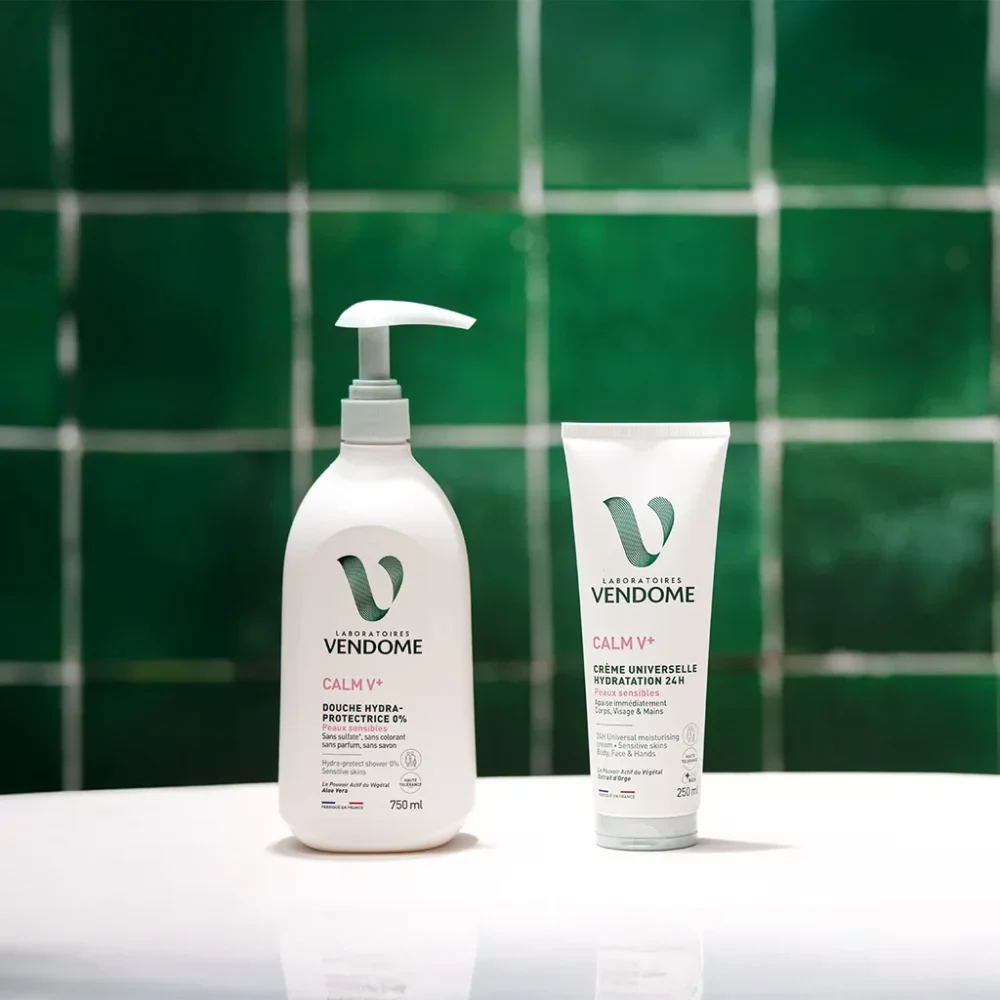 Vendome calm v+ douche hydra-protectrice 0% 750ml