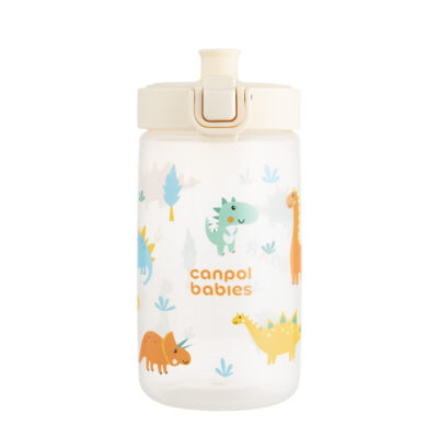 Canpol Gourde Junior Beige pour Enfants de 2 ans et demi et plus 400ml