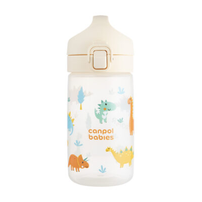 Canpol Gourde Junior Beige pour Enfants de 2 ans et demi et plus 400ml