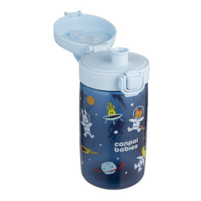 Canpol Gourde Junior bleue pour Enfants de 2 ans et demi et plus 400ml