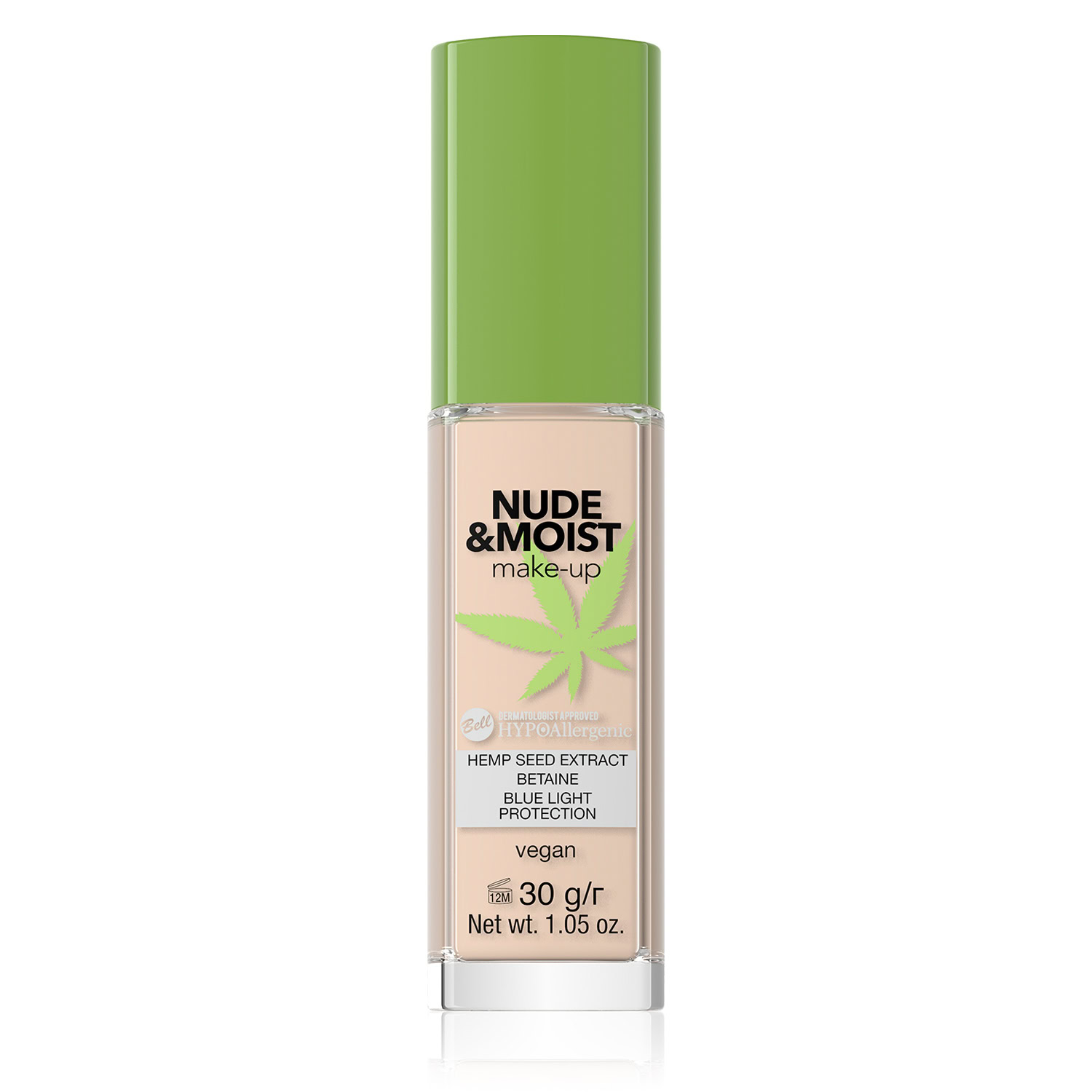 Bell hypoallergenic nude & moist makeup fond de teint Bell hypoallergenic nude & moist makeup fond de teint