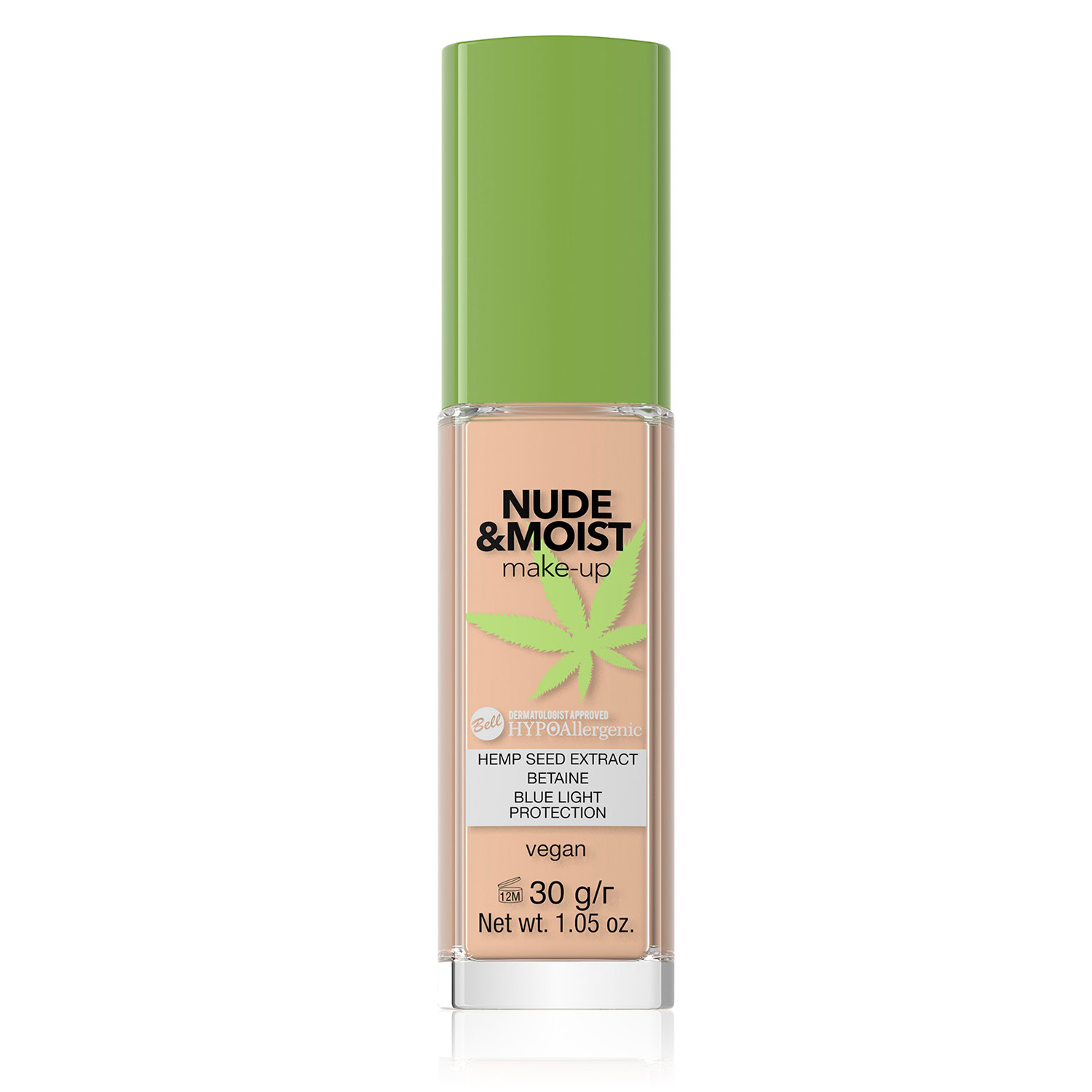 Bell hypoallergenic nude & moist makeup fond de teint Bell hypoallergenic nude & moist makeup fond de teint