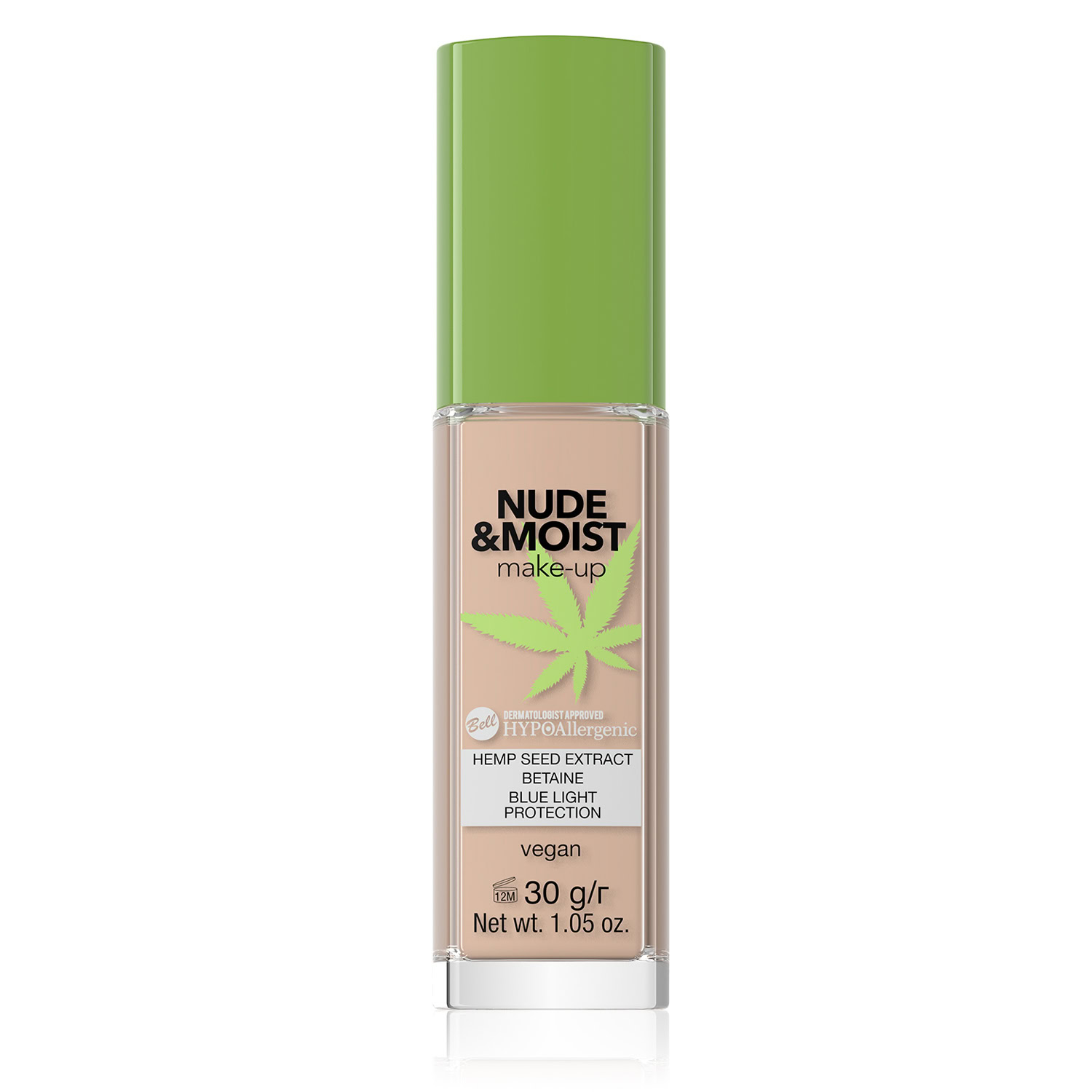 Bell hypoallergenic nude & moist makeup fond de teint Bell hypoallergenic nude & moist makeup fond de teint