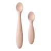BIBS Lot de 2 Cuillères Bébé et Parent Blush