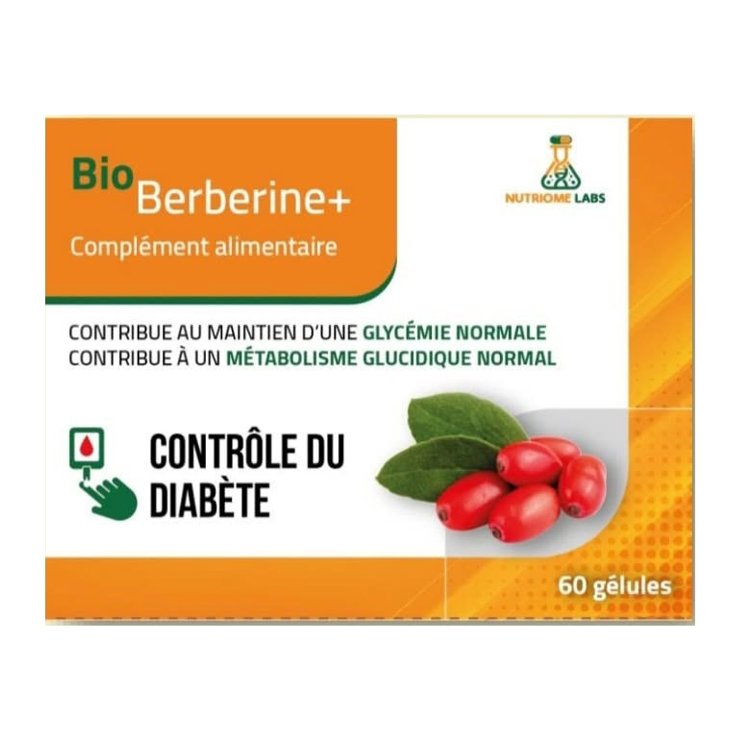 Bio berberine+ controle du diabete 60 gelules Bio berberine+ controle du diabete 60 gelules