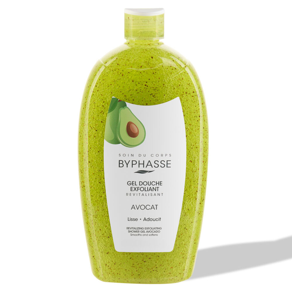 Byphasse gel douche exfoliant revitalisant avocat 750ml