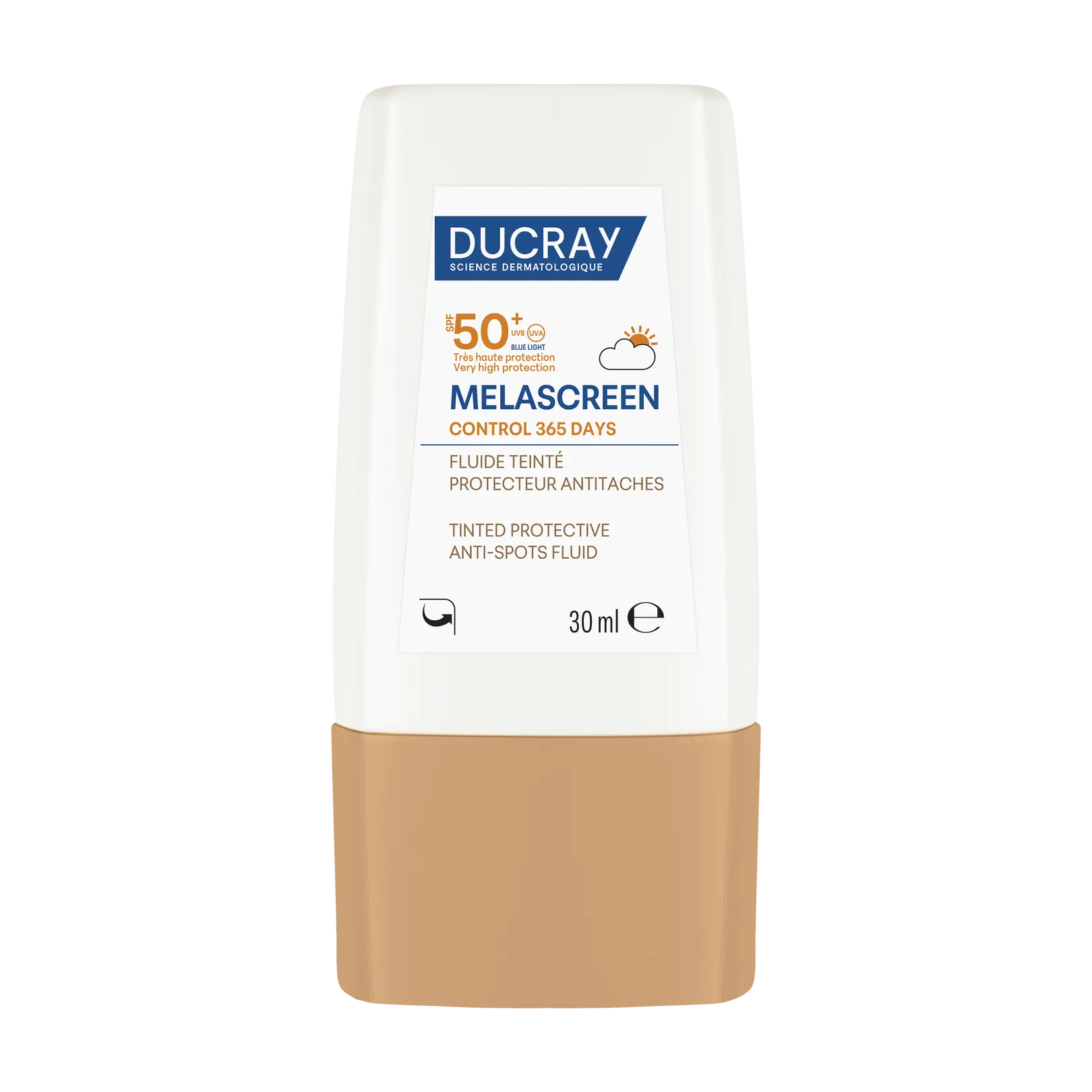 Ducray melascreen fluide teinté protecteur anti-taches spf50+ 30ml Ducray melascreen fluide teinté protecteur anti-taches spf50+ 30ml
