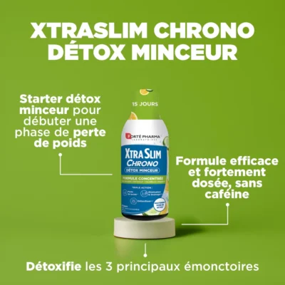 Forté pharma xtraslim chrono détox minceur 450ml Forté pharma xtraslim chrono détox minceur 450ml