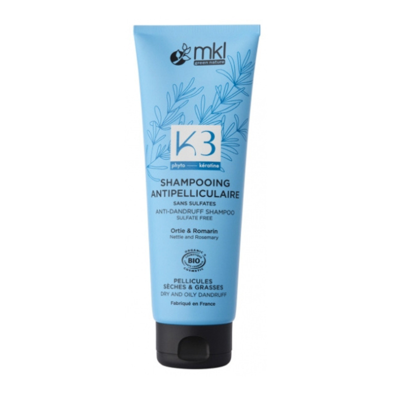 Mkl green nature k3 shampoing antipelliculaire pellicules sèches et grasses bio 250ml Mkl green nature k3 shampoing antipelliculaire pellicules sèches et grasses bio 250ml