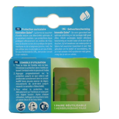 Quies Aquaplug Protection Auditive spécial Natation 2 Unités