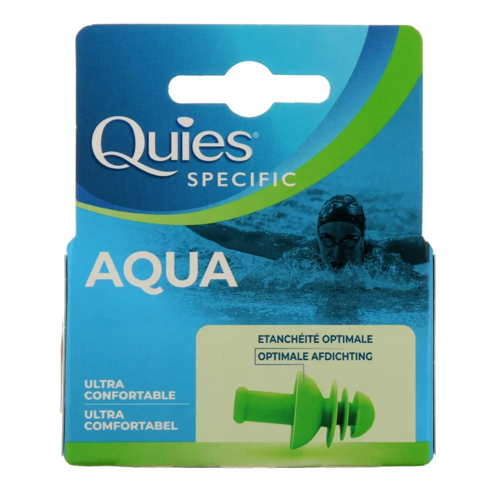 Quies aquaplug protection auditive spécial natation 2 unités