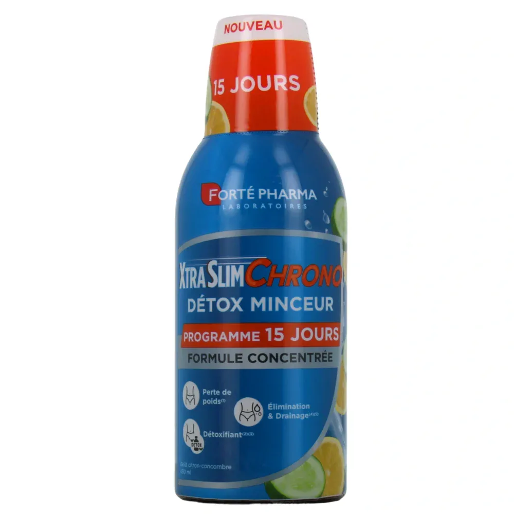 Forté pharma xtraslim chrono détox minceur 450ml