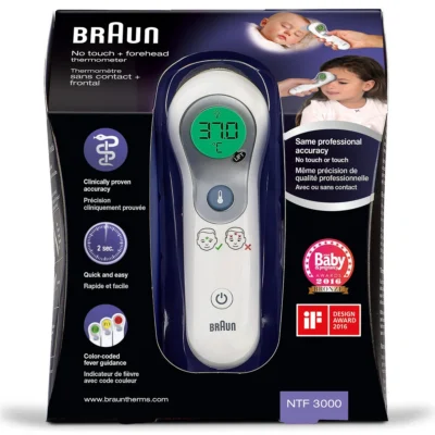 Braun NTF3000 Thermomètre Sans Contact Frontal