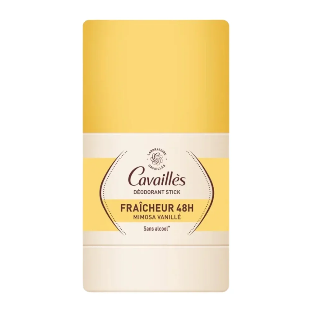 Cavailles déodorant stick fraîcheur 48h mimosa vanillé 50ml