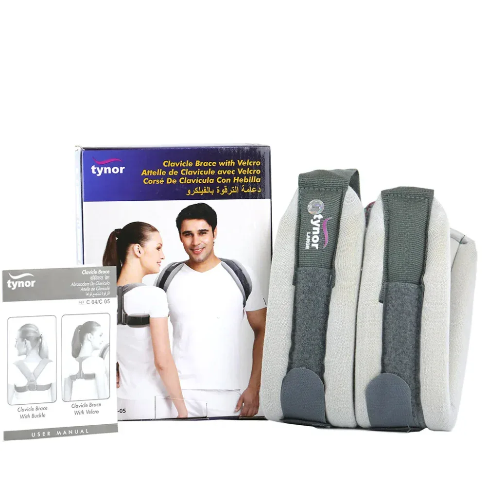 Tynor attelle claviculaire avec bande de fixation c05