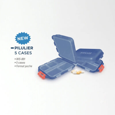 Anycare Pilulier de Poche 5 Cases