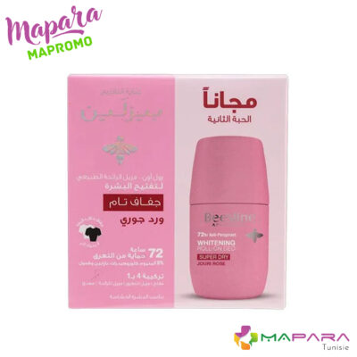 Beesline Coffret Déodorant Roll-On Éclaircissant Super Dry Rose Jouri