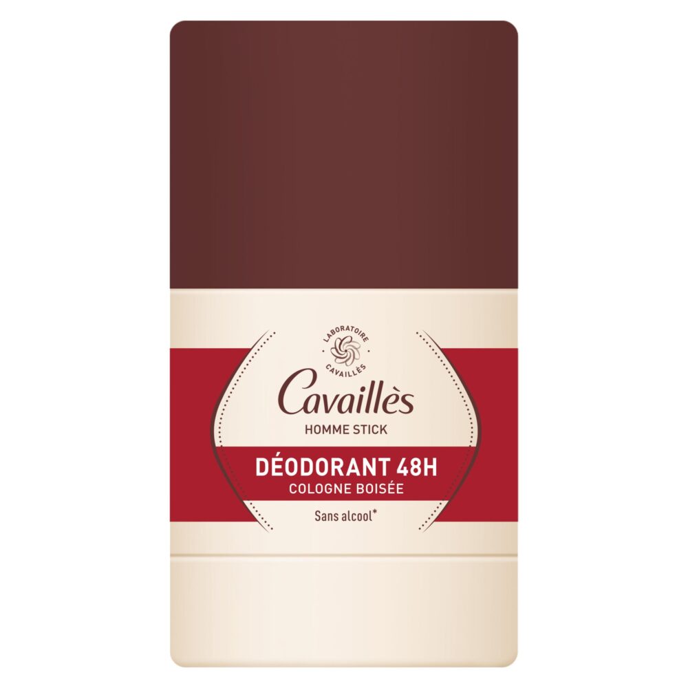 Cavailles homme déodorant stick 48h cologne boisée