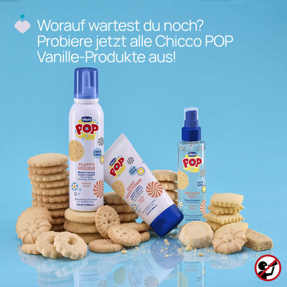 Chicco pop shiny après-shampoing vanille 150ml