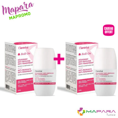 Clarenia 2 Déodorants Roll-On Anti-Repousse (-50% sur le 2ème)