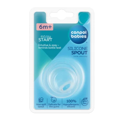 Canpol Bec d'Apprentissage en Silicone pour Biberon et Tasse à Col Large 56/600