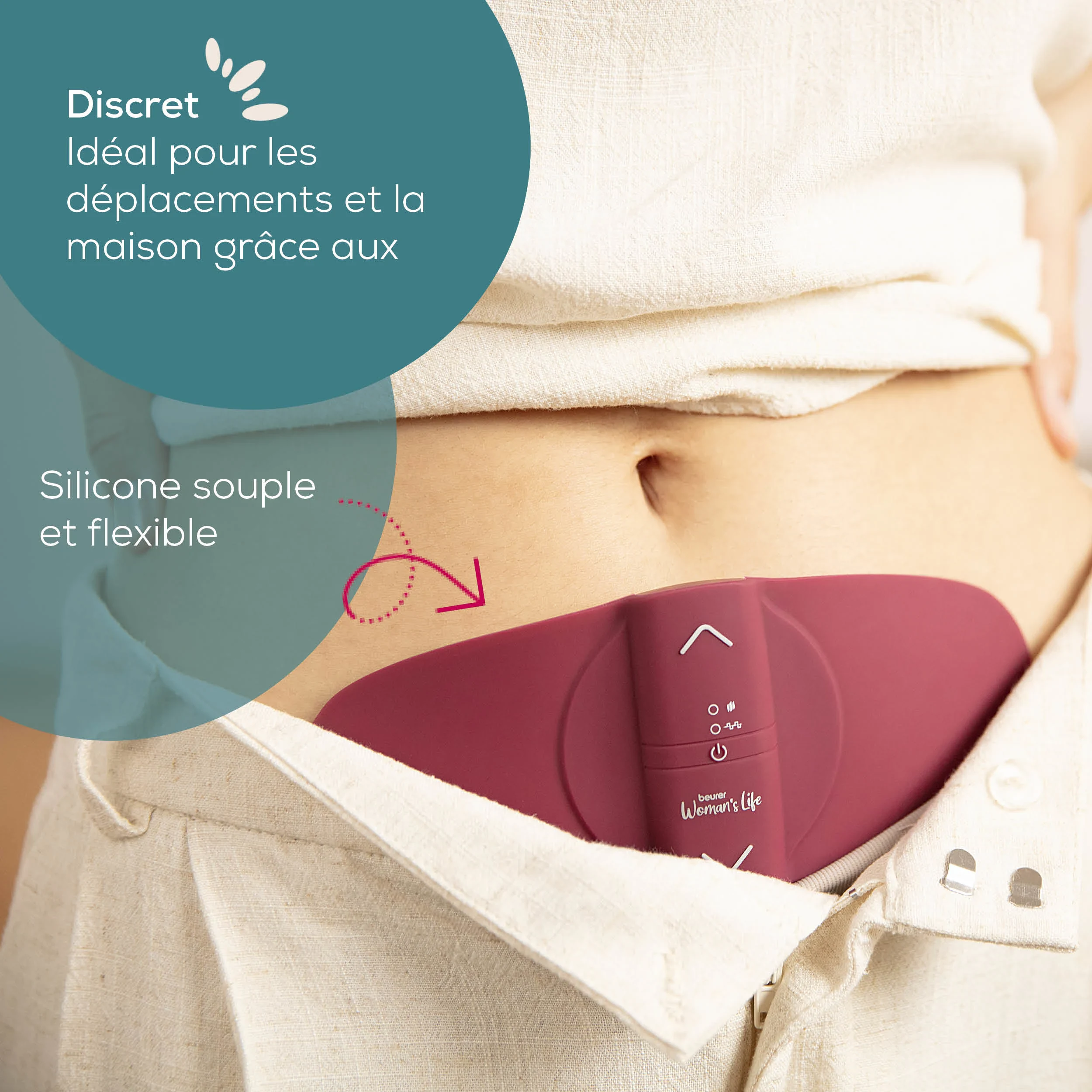 Beurer appareil de soulagement menstruel relax em50 Beurer appareil de soulagement menstruel relax em50
