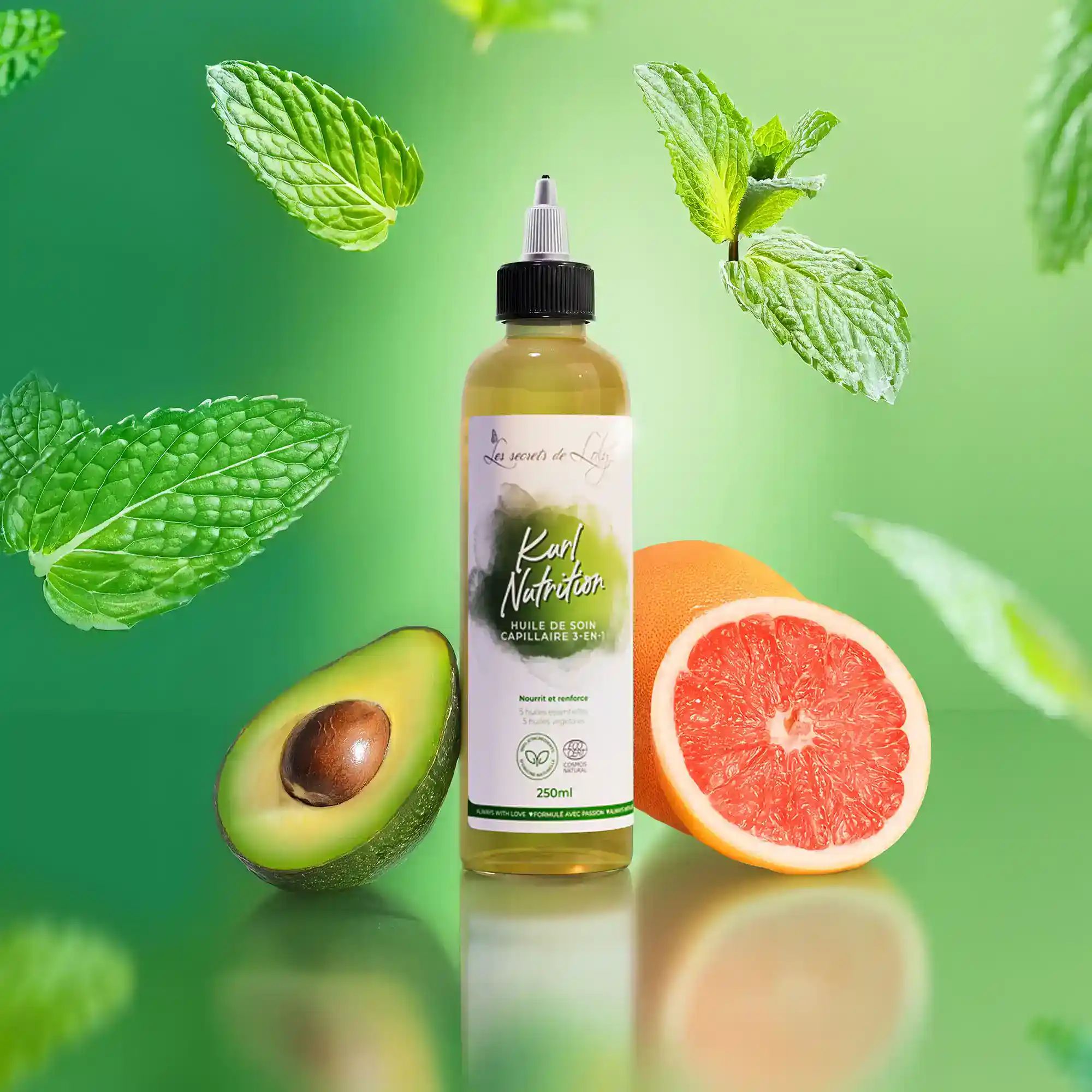 Les secrets de loly kurl nutrition huile de soin capillaire 3en1 flacon 250ml Les secrets de loly kurl nutrition huile de soin capillaire 3en1 flacon 250ml