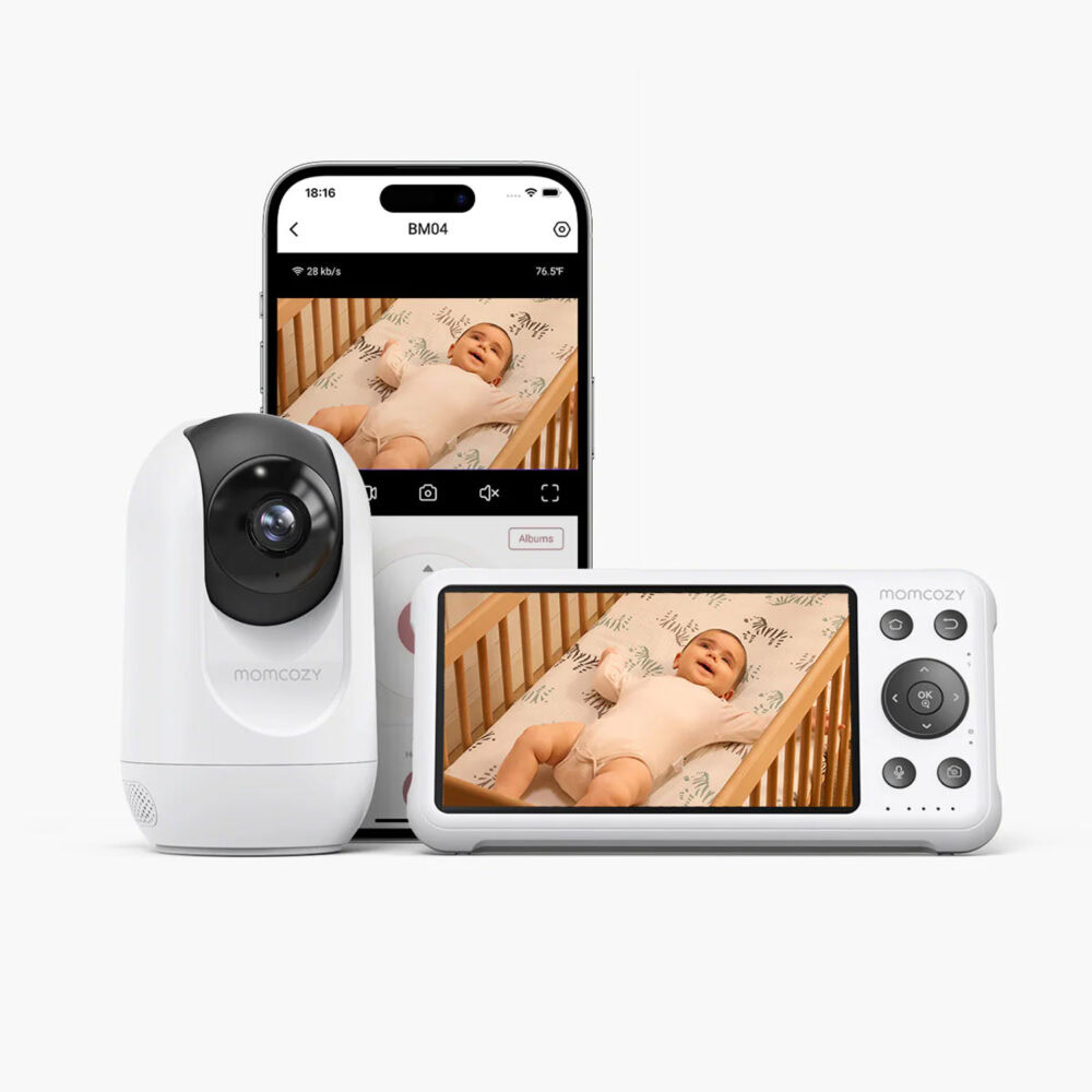 Momcozy baby monitor 2-en-1 surveillance intelligente et sécurisée bm04